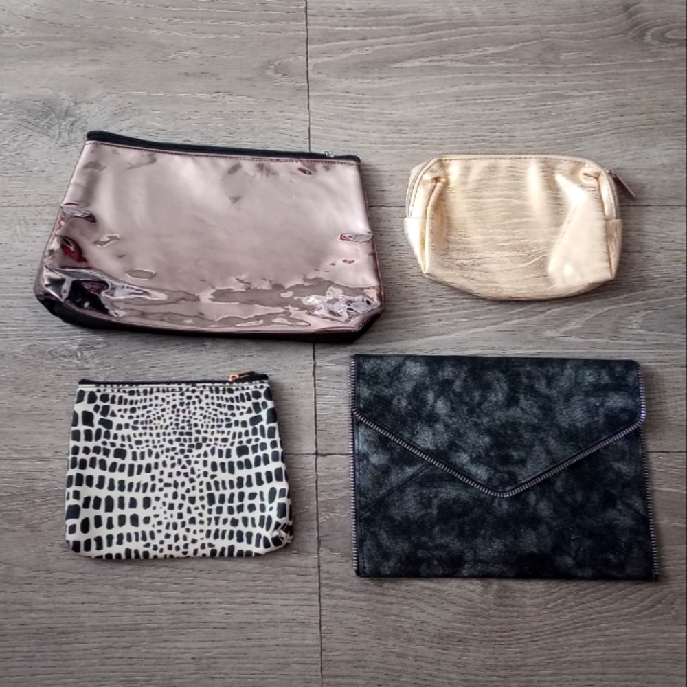 Bundle of 4 Cosmetic bags Lancome Ulta Nordstrom Bare Minerals